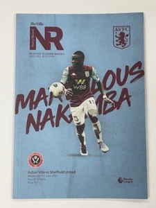 2019/20 ASTON VILLA V SHEFFIELD UNITED 17-06-2020 PREMIER LEAGUE - Picture 1 of 1