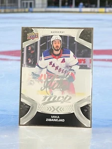 2021-22 MVP Hockey #93 Mika Zibanejad RANGERS Silver Script Hockey card NM/MT - Picture 1 of 2