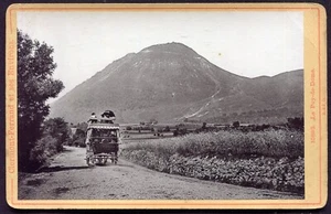PHOTO ANCIENNE CABINET 1900 AUVERGNE CLERMONT FERRAND Diligence Calèche - Picture 1 of 1