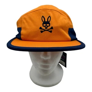 NWT Psycho Bunny Men's O/S Doyers 5 Panel Sport Hat Yukon Gold Cap - Picture 1 of 6