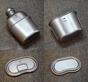 Neu Keith Titanium Ti3060 Canteen Mess Kit - Neu Ultraleichte Tragetasche - Bild 1 von 21