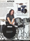 2012 Print Ad Of Ddrum Reflex Rsl Drum Kit W Vinny Appice Of Kill Devil Hill