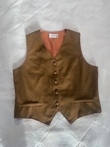 Gianni Petite Made In USA Vtg Brown Suede Best Side Medium Women’s