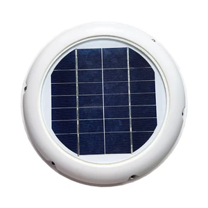 2.5W Solar Vent Fan 60CFM Ventilation Extractor Glass Solar Panel for Boat Shed - Picture 1 of 5