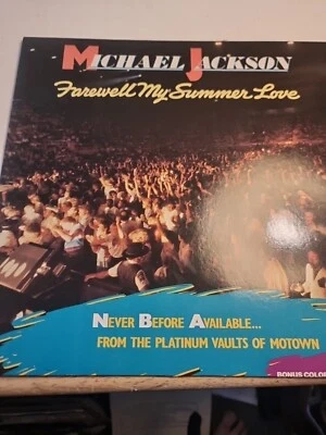Michael Jackson - Farewell My Summer Love LP 12” Vinyl Motown ZL72227  + Poster - Image 1 of 4