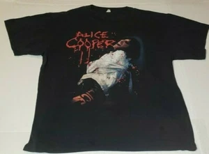 Vintage Alice Cooper Psycho Drama 2007 Tour Graphic Print Black T Shirt Size XL - Picture 1 of 12