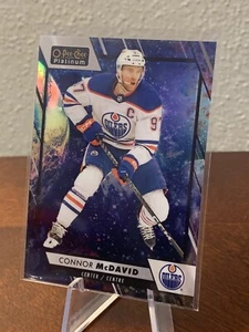 2023-24 OPC PLATINUM - CONNOR MCDAVID #100 COSMIC /65 - BEAUTIFUL !! - Picture 1 of 2