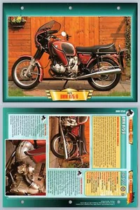 BMW R75/6 - 1974 - Modern Classics - Atlas Motorbike Fact File Card - Picture 1 of 1