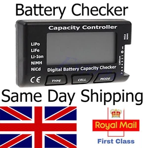 LiPo Lipo Battery Checker Capacity Voltage Tester Meter LiFe Li-ion NiMH RC lipo - Picture 1 of 5