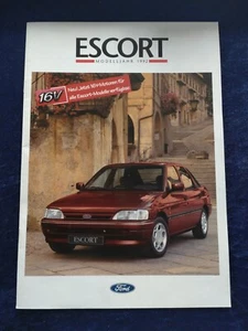 Ford Escort 16V Ghia XR3i CLX CL Turnier Prospekt 03.1992 - Picture 1 of 7