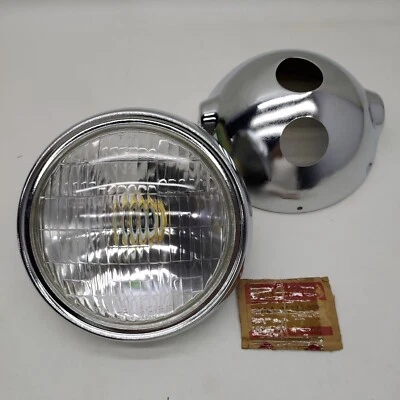 Suzuki GT100 TC100 TC125 TS100 RV90 RV125 Head Lamp Assy 51810-26600 NOS Japan - Image 1 of 4