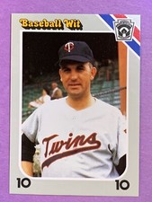1990 Baseball Wit #NNO Jim Perry Minnesota Twins