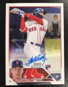 2023 Topps Chrome Autographed Rookie Masataka Yoshida Boston Red Sox RA-MY - Picture 1 of 4