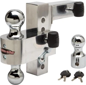 Uriah Products UT623900 Aluma-Tow Soporte de bola de aluminio ajustable con estuche de transporte - Imagen 1 de 11