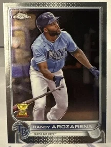 2022 Topps Chrome Base #161 Randy Arozarena All Star Rookie Cup Tampa Bay Rays - Picture 1 of 2