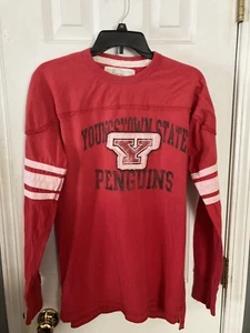 Vtg. YSU Penguins Long-sleeved Tee Shirt (M) by J. America Pre-owned - Picture 1 of 2