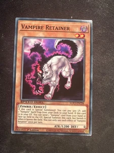 Vampire Retainer - SGX3-ENC06- Common -1st Edition - Speed Duel N/M - Picture 1 of 1