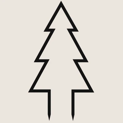 Metall-Weihnachtsbaum pour Den Jardin 793/5 - Photo 1/4