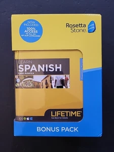 Pacchetto bonus spagnolo Rosetta Stone accesso online a vita + guida grammatica - Foto 1 di 9