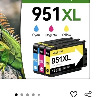 951XL Ink Cartridges Color Combo Pack Replacement for HP 951 Ink Cartridges - Image 1 of 4