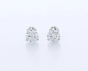 DIAMANTI CREATI IN LABORATORIO 1,5 CT D/VS2 TAGLIO TONDO ORO BIANCO 14K BORCHIE CLASSICHE 3 PUNTE - Foto 1 di 4