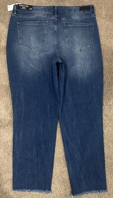 Nicole Miller Size 14  Perfection SOHO High-Rise Slim Straight Jeans - Image 1 of 4