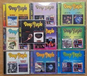 DEEP PURPLE Collection CD JOB LOT x 10 RUSSIAN IN ROCK TALIESYN STORMBRINGER - Picture 1 of 11
