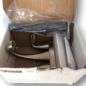 Delta 25840LF-SP Arvo 1.2 GPM Centerset Bathroom Faucet w Drain - Brushed Nickel - Picture 1 of 3