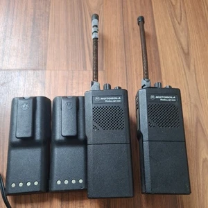 2 x Motorola GP300 Radius Two Way Radios with Chargers - Picture 1 of 9