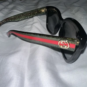 Gucci Sonnenbrille - Farbverlauf schwarz grün/grau GG0034SN-002 - Bild 1 von 11