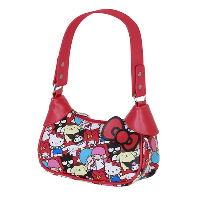 BORSA A SPALLA HELLO KITTY SANRIO BORSETTA A BAGUETTE 21 CM - 07692 - Immagine 1 di 4