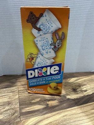 Dixie 5oz Baño Cocina Tazas Desechables Caja Abierta (72) Oso Brawny Conejo Pato Foto 1 de 4