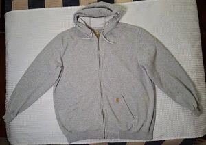 Carhartt Hoodie Full Zip Pullover Hellgrau Baumwollmischung Original Fit Gr. XL - Bild 1 von 13