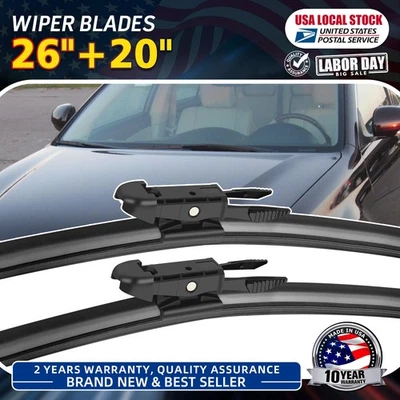 Juego de limpiaparabrisas de 26"+20" calidad OEM repuesto para Ford Taurus 2010-2016 Foto 1 de 4