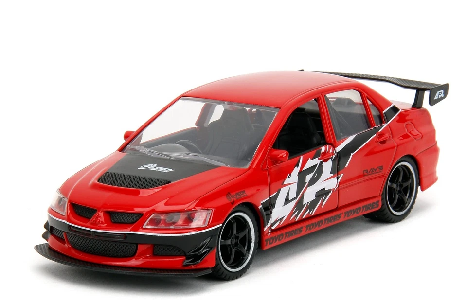 JADA TOYS, MITSUBISHI Lancer Evolution IX Rosso VELOCE E FURIOSO, 1/32,  JAD3... - Immagine 1 di 4