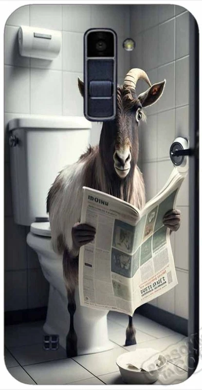 Cover per Lg K10,in plastica rigida,design design capra - Immagine 1 di 1