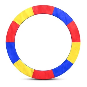 Safety Pad Spring Round Frame Pad Cover Replacement 12FT TrampolineMulti Color - Picture 1 of 12