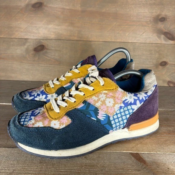 inkkas hendrix womens size 8 shoes multicolor flroal comfort walking sneakers - Image 1 of 4