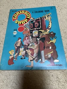 1971 CURIOSITY SHOP COLORING BOOK UNUSED VINTAGE - Bild 1 von 3