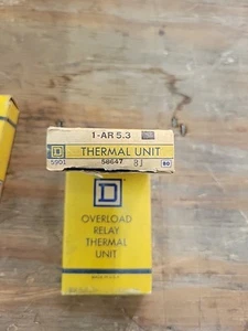 1- New Old Stock! Square D AR5.3 Overload Relay Thermal Unit  - Picture 1 of 3