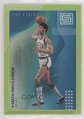 2018-19 Panini Status Top Status Green Kareem Abdul-Jabbar #5 HOF - Image 1 of 2