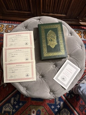 Diana Gabaldon Outlander Signed Easton Press Leather Collector’s Edition w/ COA Foto 1 de 4