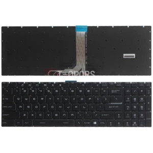 US UI Keyboard for MSI GE63 GE73 GX63VR GE73VR GT63 MS-16P1 MS-16P3, RGB Backlit - Picture 1 of 7