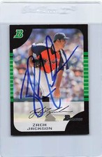 2005 Bowman #BDP123 Zach Jackson Blue Jays Signed Auto *H7645