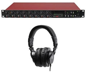 Focusrite Scarlett OctoPre Dynamic 8Ch Microphone Mic Preamp+Presonus Headphones - Picture 1 of 11