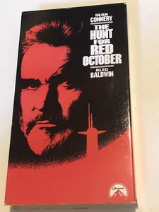 The Hunt For Red October VHS Tape Sean Connery Alec Baldwin S1A - Picture 1 of 3
