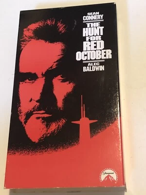 The Hunt For Red October VHS Tape Sean Connery Alec Baldwin S1A - Image 1 of 3