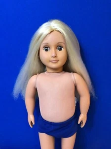 18" BATTAT OUR GENERATION PUPPE BLONDE HAARE & BRAUNE AUGEN - Bild 1 von 8