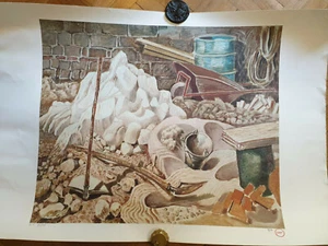 NIKOS HADJIKYRIAKOS GHIKAS ORIGINAL NUMBERED PRINT LITHOGRAPH SIGNED. - Picture 1 of 8