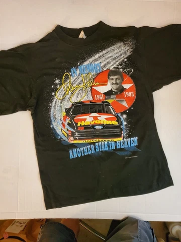 VINTAGE "DAVEY ALLISON"HAVOLINE T-BIRD T-SHIRT - PRE OWNED/SWEET Cover